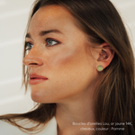 Charger l'image dans la galerie, Boucles d'oreilles Lou - Or jaune 14K
