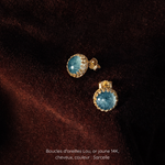 Charger l'image dans la galerie, Boucles d'oreilles Lou - Or jaune 14K
