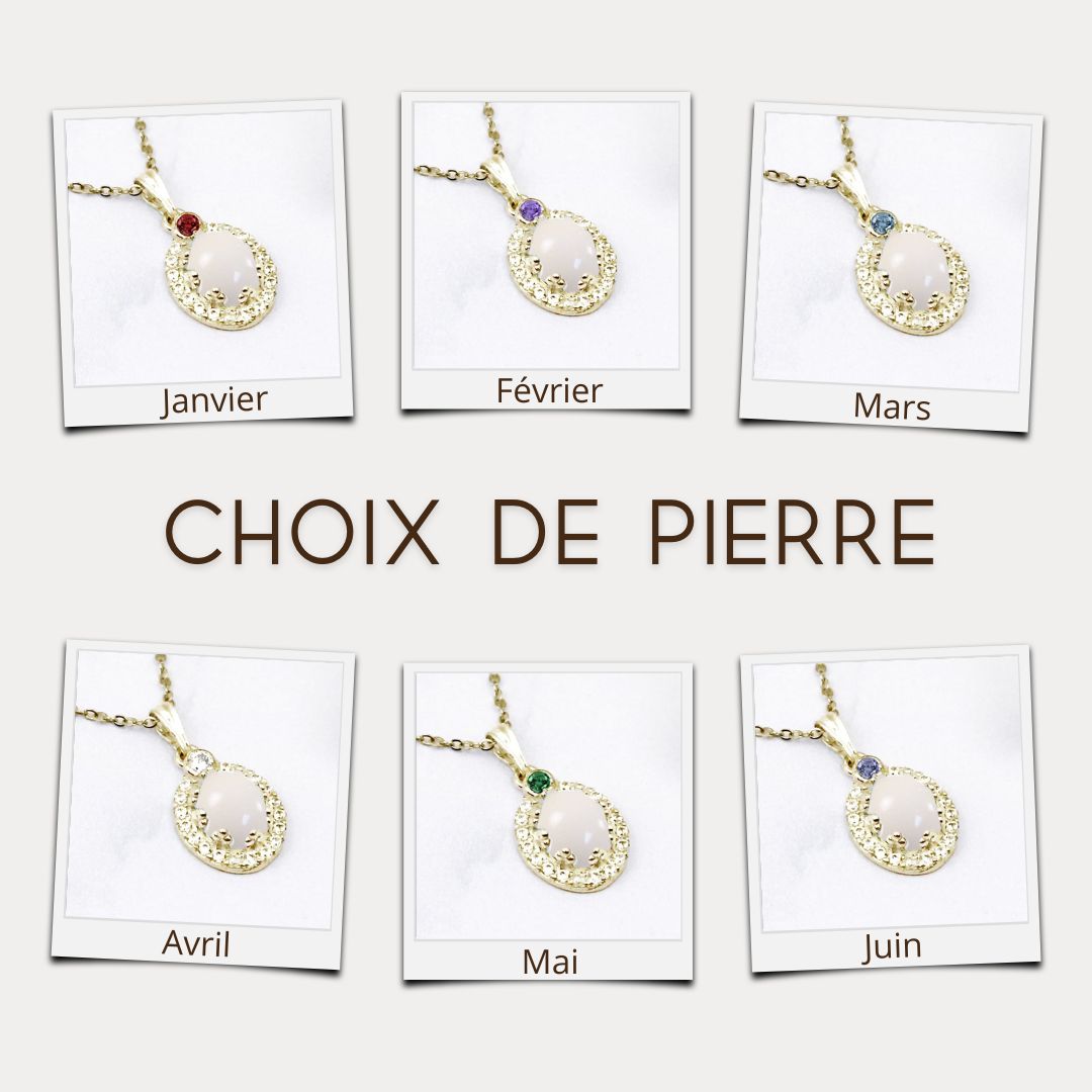 Pendentif Renée - Or jaune 10K