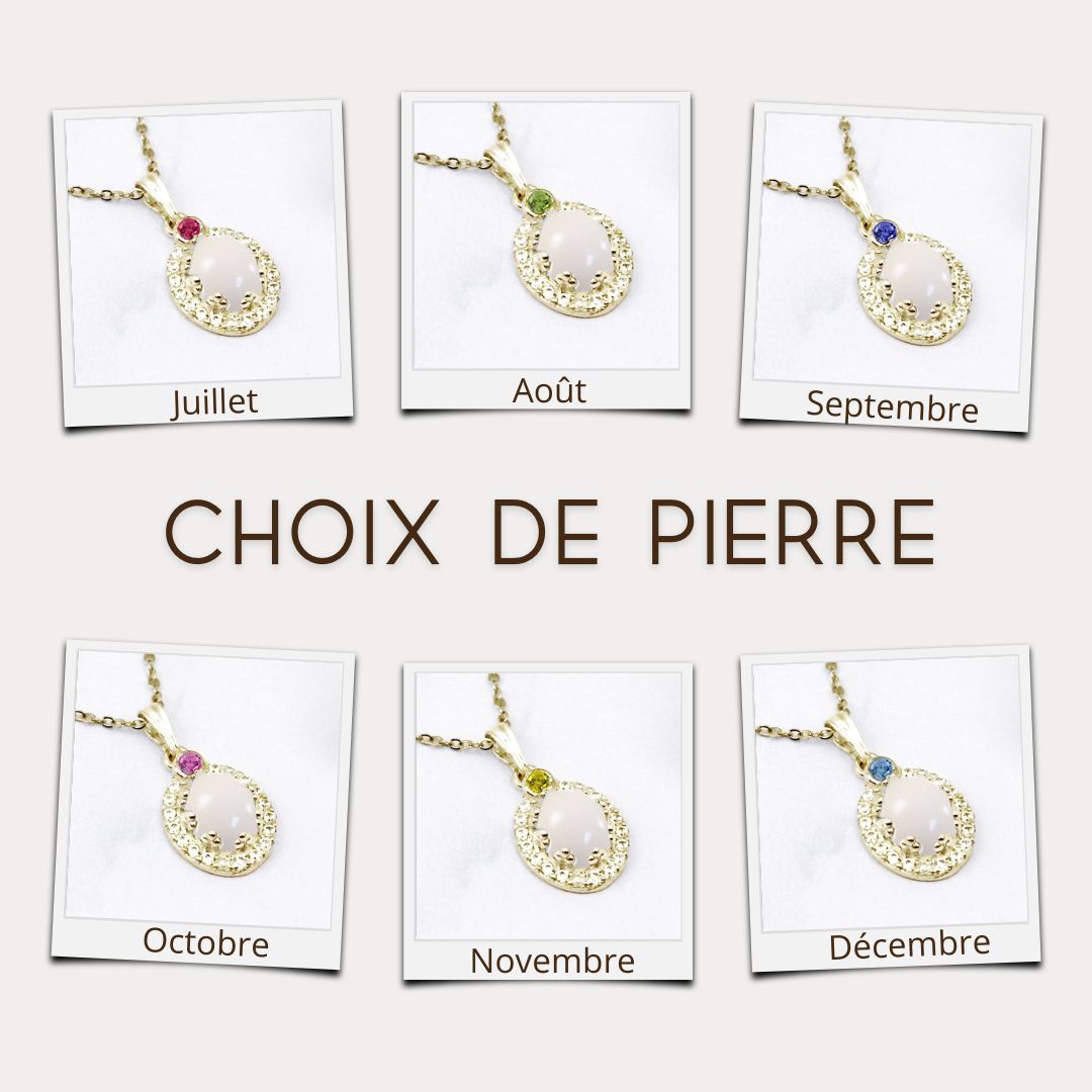 Pendentif Renée - Or jaune 10K