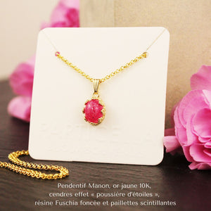 Pendentif Manon - Or jaune 10K