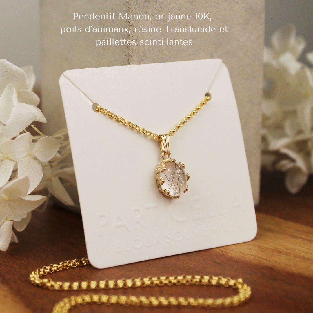 Pendentif Manon - Or jaune 10K