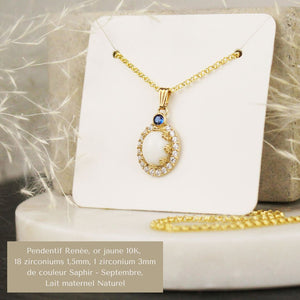 Pendentif Renée - Or jaune 10K
