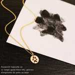 Charger l&#39;image dans la galerie, Pendentif Gabrielle - Or rempli (Gold-filled 14K) (reproduction d&#39;empreinte)
